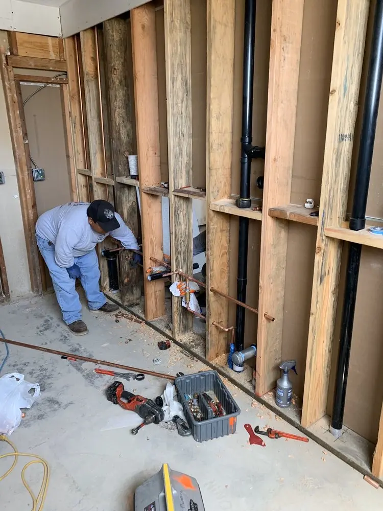 Commercial rough-in plumbing for Water Heater Replacement in Walker Landing